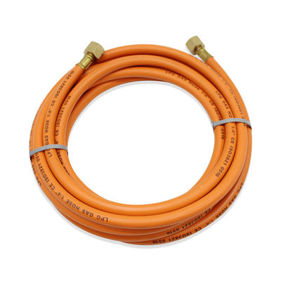 ท่อแก๊ส LPG ทนน้ำมันธรรมชาติสีส้ม 6.3mm 8.0mm 10mm