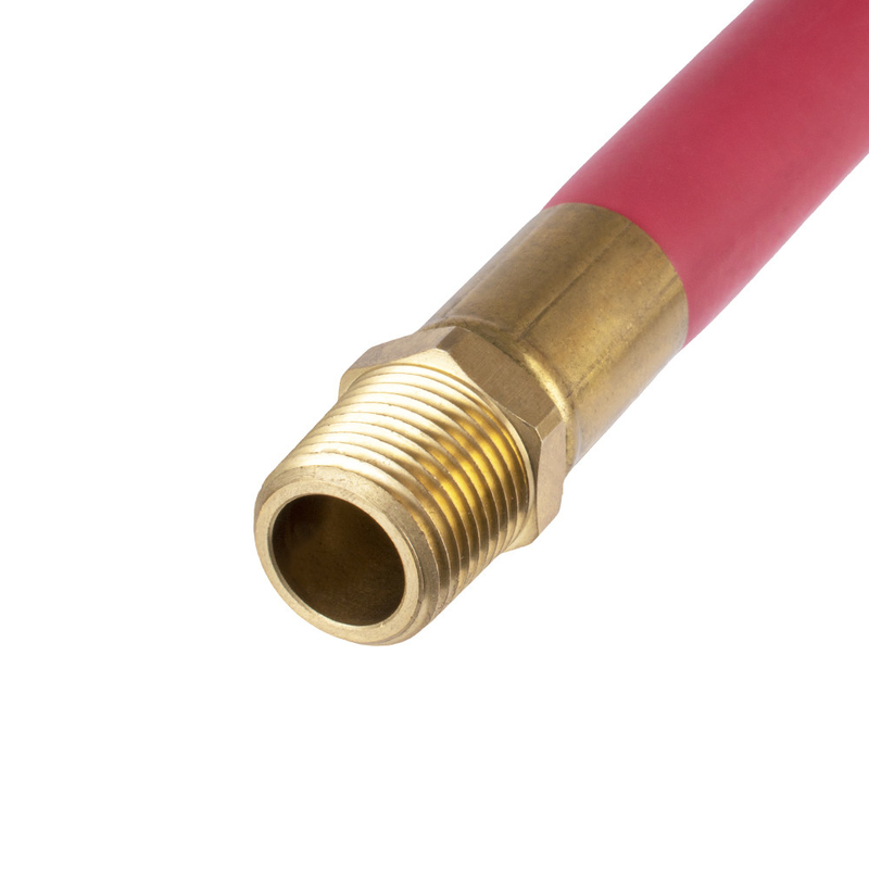 สีแดง EPDM 1/2' X 50FT กับ NPT ชายยางอากาศลําเลียงการประกอบสําหรับอากาศบด