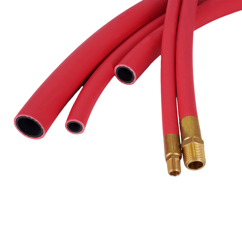 สีแดง EPDM 1/2' X 50FT กับ NPT ชายยางอากาศลําเลียงการประกอบสําหรับอากาศบด