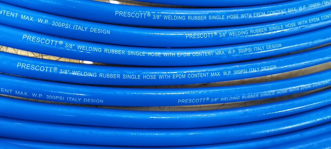 คุณภาพสูง สีฟ้า 8 มม 100 ฟุต Oxygence Single Hose สําหรับการปั่นและตัดแก๊ส