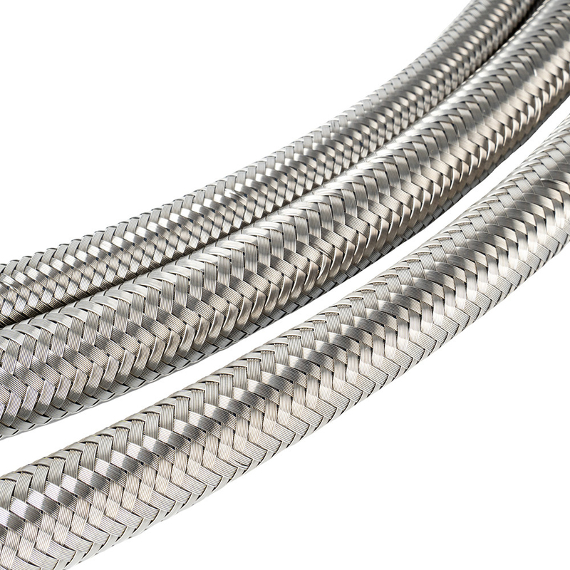 สายพัดลม PTFE ความดันสูง ด้วยชั้นหนึ่งที่ผสมผสานของเหล็กไร้ขัดสําหรับการขนส่งและไฮดรอลิกเคลื่อนที่