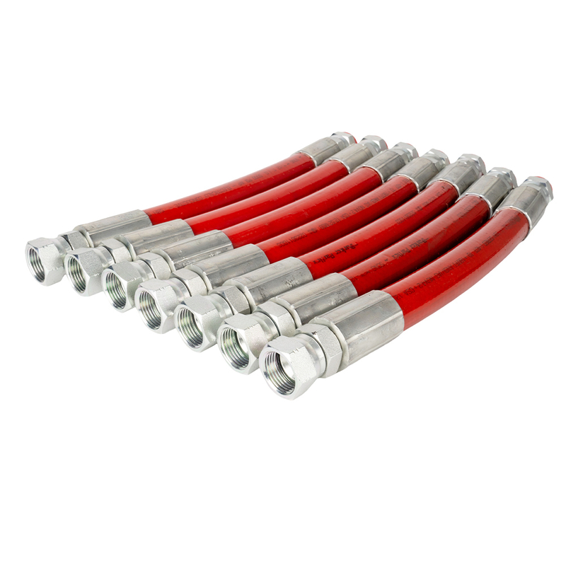 สายดันสูง เสริมคลุมคลุม CNG Hose สําหรับการกระจายก๊าซธรรมชาติที่กด
