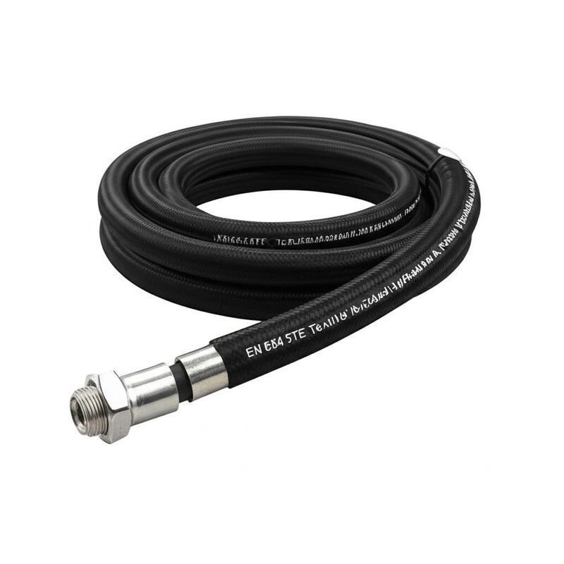 ท่อไฮดรอลิกถักเปียสิ่งทอ EN854 3TE พร้อมยางสังเคราะห์ทนน้ำมันและเสริมแรงสิ่งทอความแข็งแรงสูง ได้รับการรับรองจาก MSHA / CE