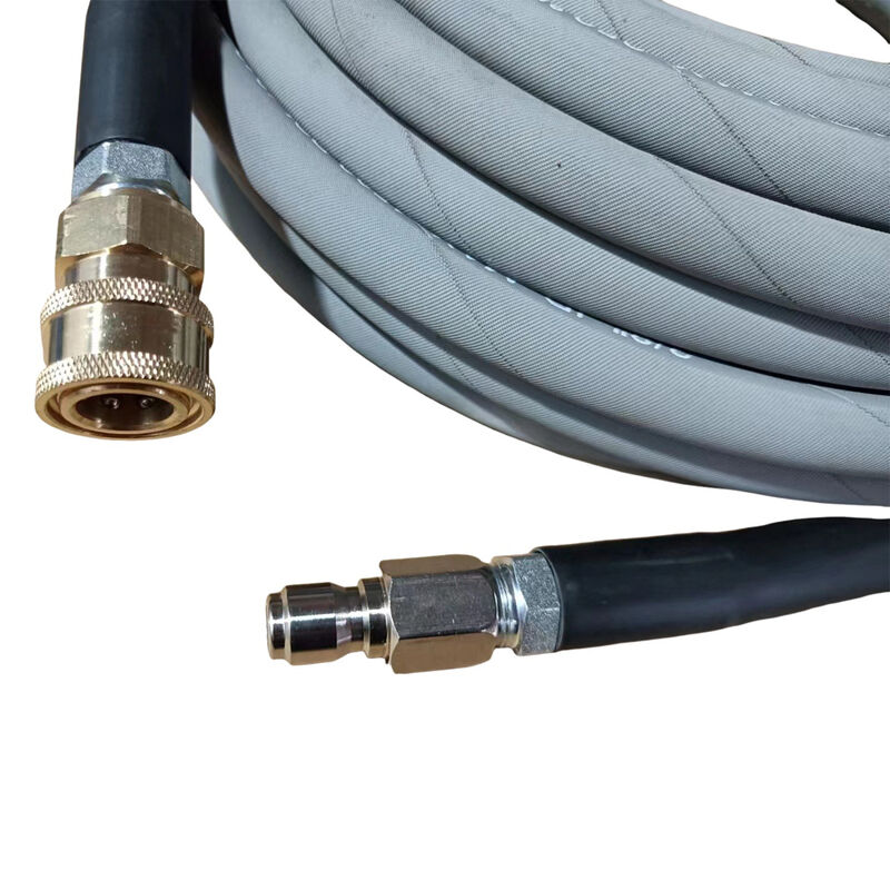 สายฉีดน้ำแรงดันสูงทนความร้อน 4000 PSI พร้อมขนาดเส้นผ่านศูนย์กลางภายใน 1/4