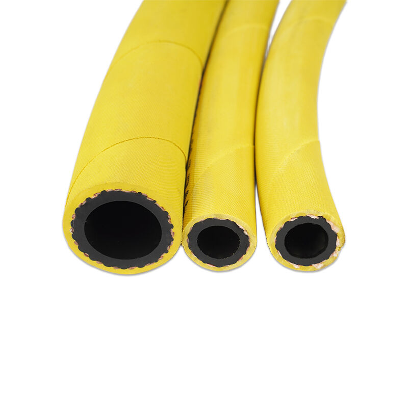 สายยางอุตสาหกรรมอเนกประสงค์สำหรับเครื่องจักรเหมืองแร่ พร้อมท่อไนไตรล์ทนน้ำมัน และเสริมแรงด้วยเส้นใยแรงดึงสูง