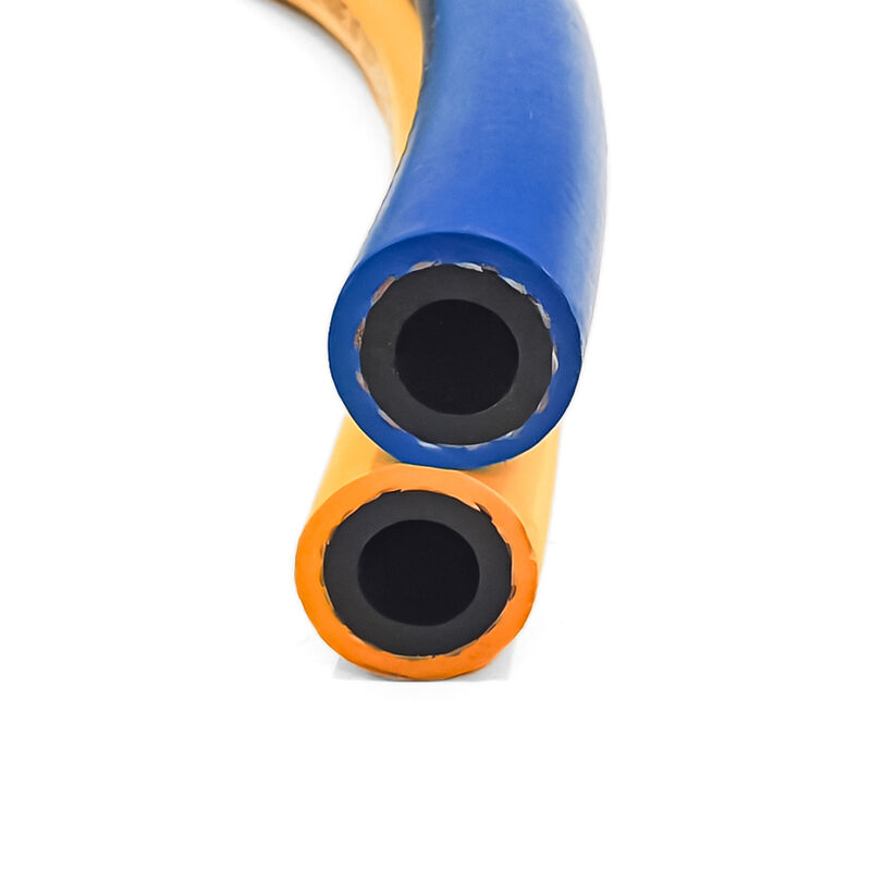 EPDM ยางสังเคราะห์ โฮสหมักแฝดแฝดแฝดด้วยความดันทํางาน 300 PSI และ ISO 3821 การรับรองสําหรับสถานที่ก่อสร้าง