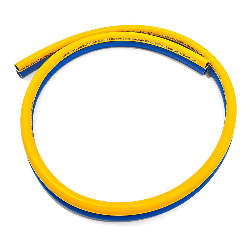 EPDM ยางสังเคราะห์ โฮสหมักแฝดแฝดแฝดด้วยความดันทํางาน 300 PSI และ ISO 3821 การรับรองสําหรับสถานที่ก่อสร้าง