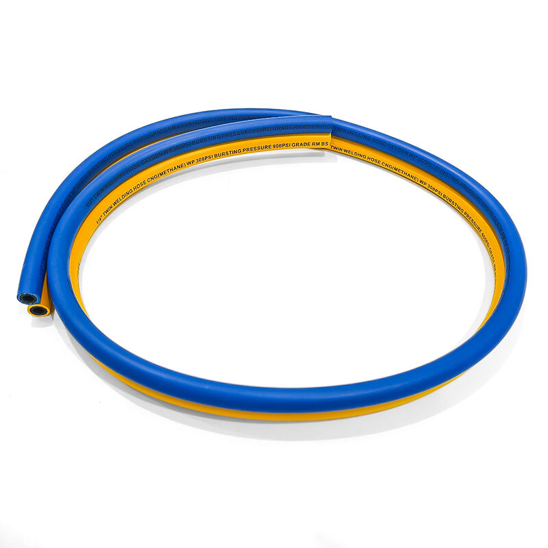 EPDM ยางสังเคราะห์ โฮสหมักแฝดแฝดแฝดด้วยความดันทํางาน 300 PSI และ ISO 3821 การรับรองสําหรับสถานที่ก่อสร้าง